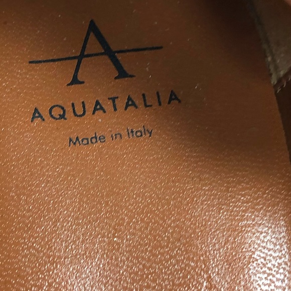 Aquatalia Perla Metallic Flat Size 8 - Picture 7 of 8